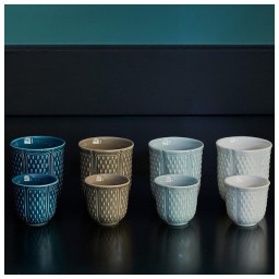 Gien, Pont aux Choux Gobelets, Tea cup, peony