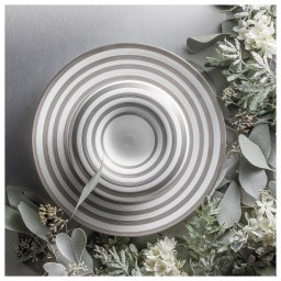 J.L Coquet, Hémisphère Platinum, Dessert plate