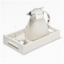 Pigment France, Beaubourg nesting tray set, Tray set for chantilly carafe & one glass, small