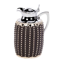 Pigment France, Leather & rattan carafes, Villandry carafe 1 l