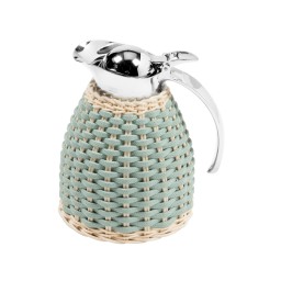 Pigment France, Leather & rattan carafes, Monceau carafe 0.6 l