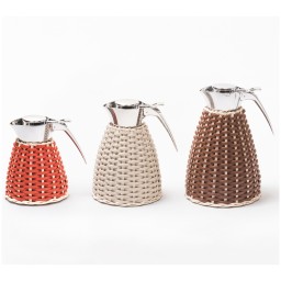 Pigment France, Leather & rattan carafes, Vincennes carafe 0.6 l