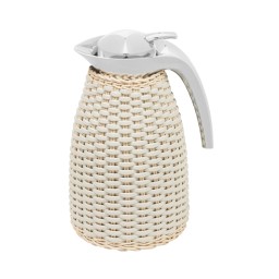 Pigment France, Leather & rattan carafes, Arles carafe 1 l