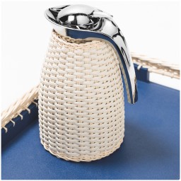 Pigment France, Leather & rattan carafes, Arles carafe 1 l