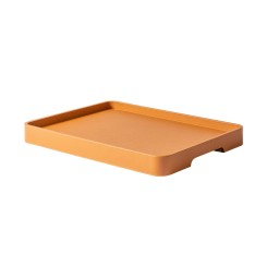 Poltrona Frau, Trays collection, Bed tray, orange