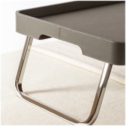 Poltrona Frau, Trays collection, Bed tray, dark grey