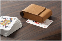 Poltrona Frau, Games collection, Playing card leather pochette