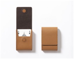 Poltrona Frau, Games collection, Playing card leather pochette