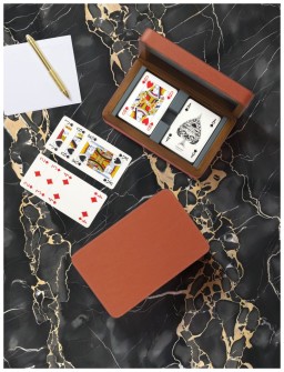 Poltrona Frau, Games collection, Cards wooden box
