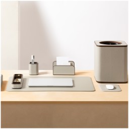 Poltrona Frau, Desk sets, Flat pen holder, grey