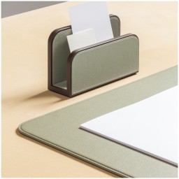 Poltrona Frau, Desk sets, Envelope holder, dusty green