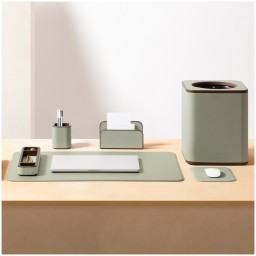 Poltrona Frau, Desk sets, Desk blotter, dusty green