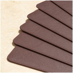 Poltrona Frau, Table accessories, Placemats set of 6, burgundy