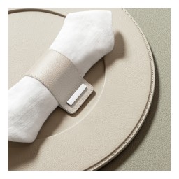 Poltrona Frau, Table accessories, Napkin ring, grey