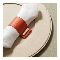 Poltrona Frau, Table accessories, Napkin ring, red