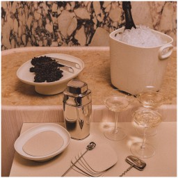 Giobagnara, Maris ice buckets by Kelly Wearstler, One bottle champagne bucket, cypress