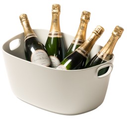 Giobagnara, Maris ice buckets by Kelly Wearstler, Four-five bottles champagne bucket, ivory