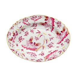 Ginori 1735, Oro Di Doccia, PLATTER MAGENTA