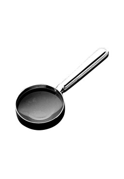 Robbe & Berking, Französisch-perl cutlery, silver plated, Magnifying glass without gilding