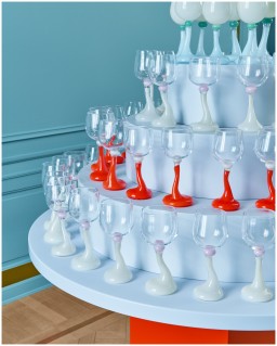 Helle Mardahl, Glasses and cups, Goblet medium, orange
