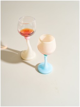 Helle Mardahl, Glasses and cups, Goblet large, off white
