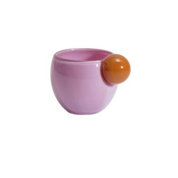 Helle Mardahl, Glasses and cups, Cup medium perple, brown