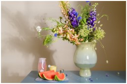 Helle Mardahl, Vases and candle holders, Vase large, champagne