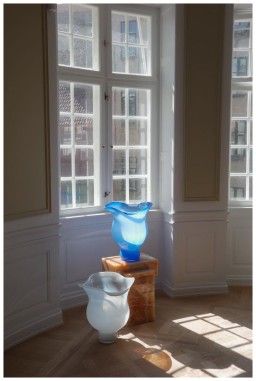 Helle Mardahl, Vases and candle holders, Vase large, blue