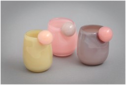 Helle Mardahl, Glasses and cups, Espresso cup pale pink, beige