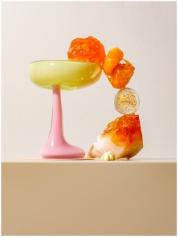 Helle Mardahl, Glasses and cups, Cocktail glass, pale pink