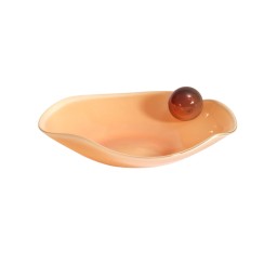 Helle Mardahl, Plates and bowls, Bowl with a twist, orange