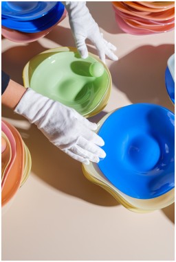 Helle Mardahl, Plates and bowls, Deep plate, blue