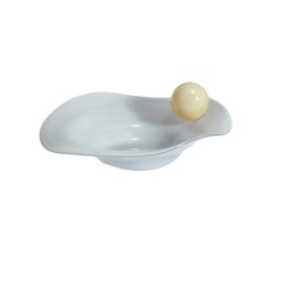 Helle Mardahl, Plates and bowls, Bowl with a twist, grey