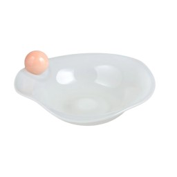 Helle Mardahl, Plates and bowls, Bowl with a twist, off white