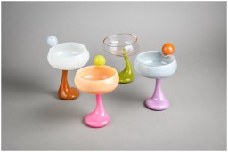 Helle Mardahl, Glasses and cups, Cocktail glass, light green