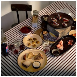 L'Objet, Terra leather, Dessert plate