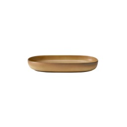 L'Objet, Terra leather, Oval platter, small