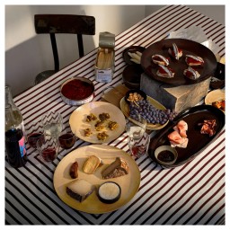 L'Objet, Terra leather, Bread and butter plate