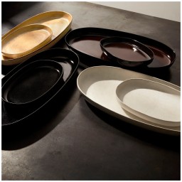 L'Objet, Terra Iron, Oval platter, small