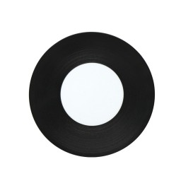 J.L Coquet, Hémisphère Black Bakelite, 29cm plate