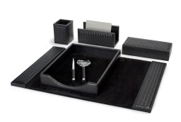 Riviere, Celio handwoven desk set, Pen cup