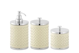 Riviere, Alghero Handwoven Bathroom set, High box