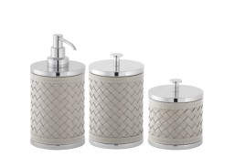 Riviere, Alghero Handwoven Bathroom set, High box