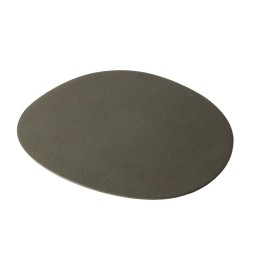 Giobagnara, Maris placemats and coasters by Kelly Wearstler, Round placemat, cypress