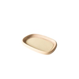 Giobagnara, Maris wood trays by Kelly Wearstler, Small rectangular tray, ivory