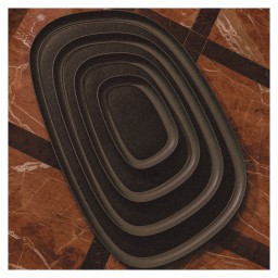 Giobagnara, Maris wood trays by Kelly Wearstler, Small rectangular tray, black