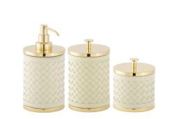 Riviere, Alghero Handwoven Bathroom set, Soap dispenser