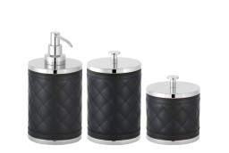Riviere, Alghero diamonds bathroom set, Tall soap dispenser