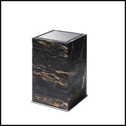 Giobagnara, Positano Marble Bathroom set, Positano Marble Bin