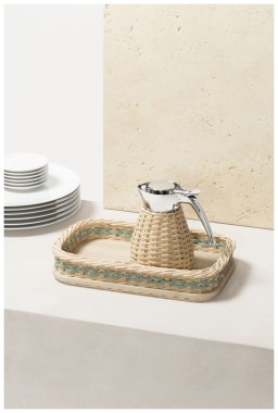 Pigment France, Orsay travertine trays, Rectangular tray, mini
